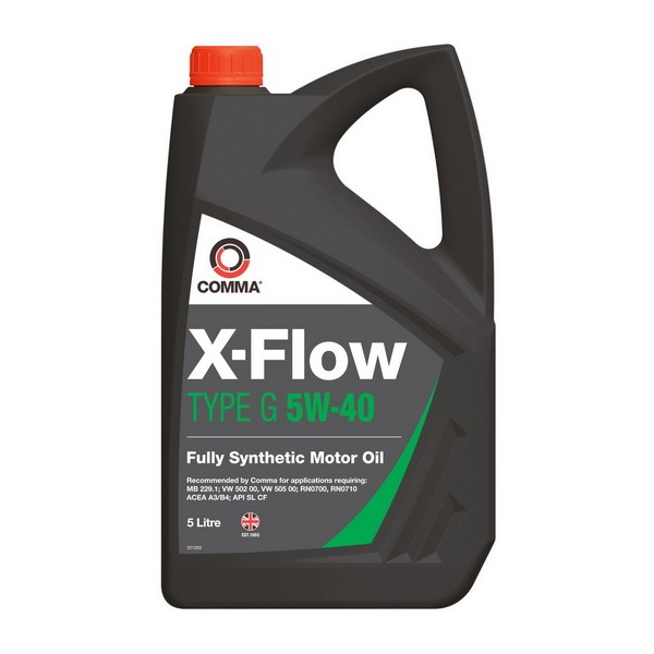 Слика на Моторно масло COMMA X-FLOW G 5W40 SYNT. 5L за  мотор Aprilia RS 125 Extrema (RD) - 29 kоњи горична смес