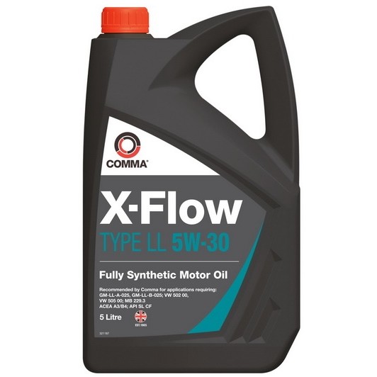 Слика на Моторно масло COMMA X-FLOW LL 5W30 SYNT. 5L за  мотор Aprilia Atlantic 250 (SP) - 20 kоњи бензин