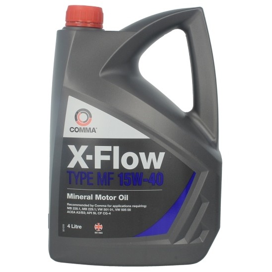 Слика на Моторно масло COMMA X-FLOW MF 15W40 MIN. 4L за  Ford Focus 3 Turnier 1.6 LPG - 120 kоњи Бензин/Автогаз (LPG)