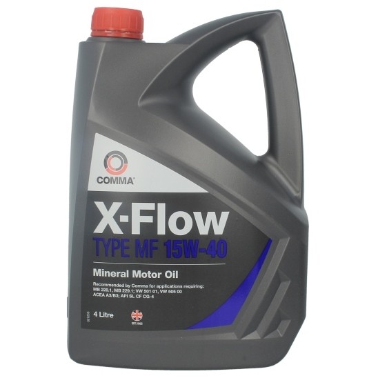Слика на Моторно масло COMMA X-FLOW MF 15W40 MIN. 4L за  мотор Kymco Newsento NewSento 50i (V7) - 4 kоњи бензин