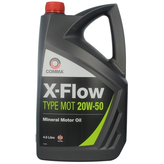 Слика на Моторно масло COMMA X-FLOW MOT 20W50 4,5L за  мотор Kawasaki KLR KLR650 (KL650A4-A19,A6F,A7F,E8F,E9,EAF) - 0 kоњи 