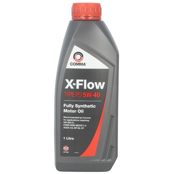 Слика на Моторно масло COMMA X-FLOW PD 5W40 SYNT. 1L за  BMW 6 Coupe (E24) 630 CS - 185 kоњи бензин