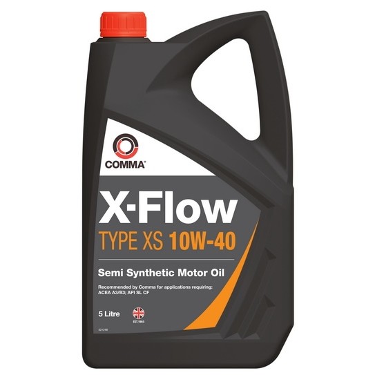 Слика на Моторно масло COMMA X-FLOW XS 10W40 SEMI. 5L за  мотор Kymco Newsento NewSento 50i (V7) - 4 kоњи бензин
