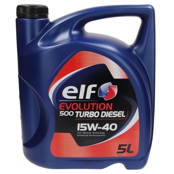 Слика на Моторно масло ELF EVO 500 TD 15W40 5L за  Skoda Yeti (5L) 2.0 TDI 4x4 - 170 kоњи дизел