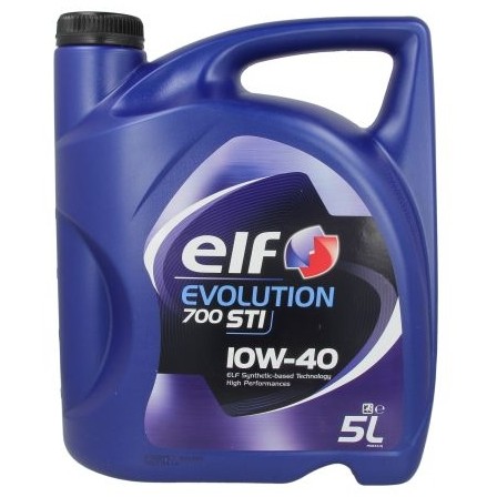 Слика на Моторно масло ELF EVO 700 STI 10W40 5L за  мотор Kawasaki KLR KLR650 (KL650A4-A19,A6F,A7F,E8F,E9,EAF) - 0 kоњи 