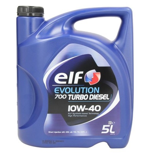 Слика на Моторно масло ELF EVO 700 TD 10W40 5L за  Ford Ka (rb) 1.0 i - 52 kоњи бензин