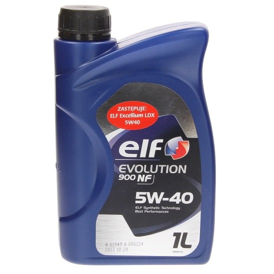 Слика на Моторно масло ELF EVO 900 NF 5W40 1L за  Ford Escort MK 6 (gal) 2.0 Alcool - 120 kоњи алкохол