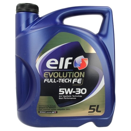 Слика на Моторно масло ELF EVO FULLTECH FE 5W30 5L за  мотор Aprilia RS4 RS4 50 - 3 kоњи горична смес