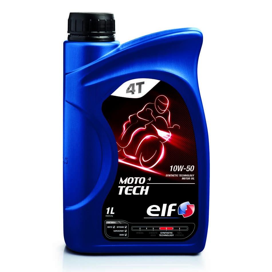 Слика на Моторно масло ELF MOTO 4 TECH 10W50 1L за  Mazda MX-3 (EC) 1.8 i V6 - 133 kоњи бензин