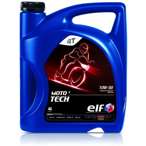 Слика на Моторно масло ELF MOTO 4 TECH 10W50 4L за  Ford Escort 5 Break (gal,avl) 1.8 D - 60 kоњи дизел