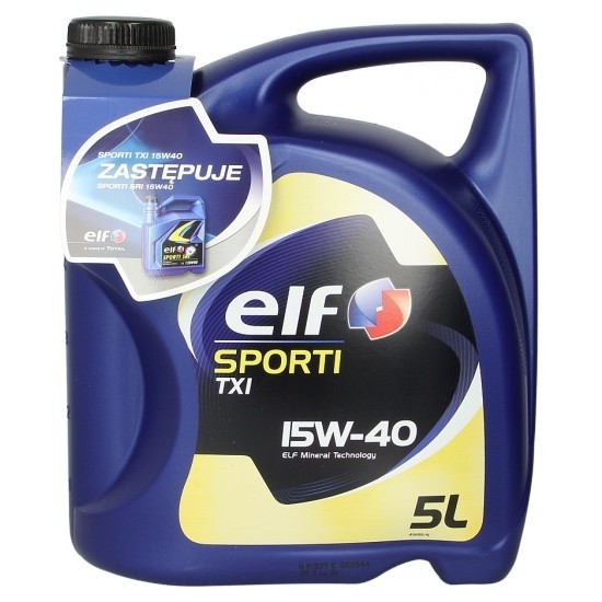 Слика на Моторно масло ELF SPORTI TXI 15W40 5L за  камион MAN TGA 33.430, 33.440 FDLRS, FDLS, FDRS, FDS - 430 kоњи дизел