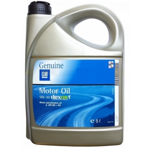 Слика на Моторно масло GM OPEL 5w30 5L Dexos 1 95599877 за  Daihatsu Charade 2 BOX G11 1.0 Duet - 52 kоњи бензин