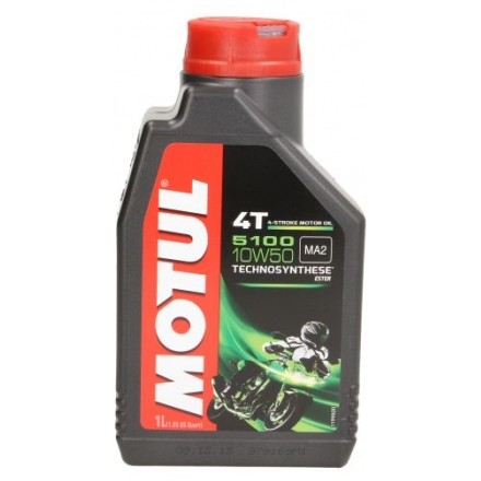 Слика на Моторно масло MOTUL 5100 10W50 1L 104074 за  мотор Aprilia Scarabeo AC 50 CatCon. (MS) - 3 kоњи горична смес