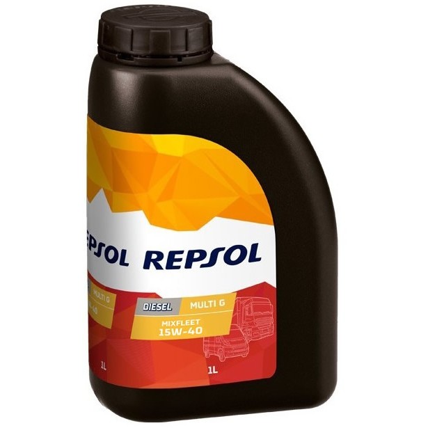 Слика на Моторно масло REPSOL MIXFLEET 15W40 1L за  мотор Aprilia RS4 RS4 50 - 3 kоњи горична смес
