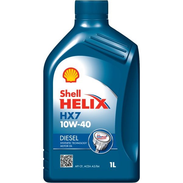 Слика на Моторно масло SHELL HELIX D HX7 10W40 1L за  Audi A4 Sedan (8D2, B5) 1.8 quattro - 125 kоњи бензин