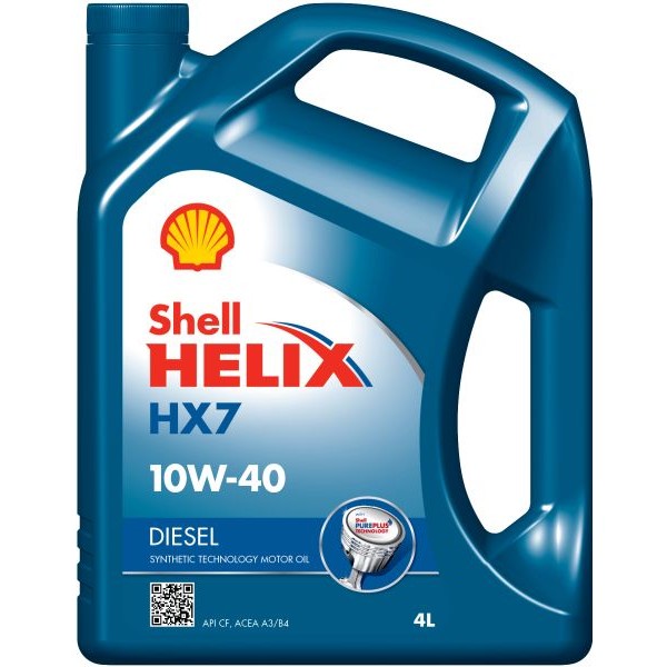 Слика на Моторно масло SHELL HELIX D HX7 10W40 4L за  Ford Transit Platform (E) 1991 2.0 (EME/L/S, ENE/L/S) - 98 kоњи бензин