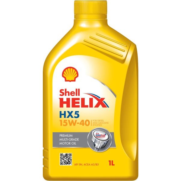 Слика на Моторно масло SHELL HELIX HX5 15W40 1L за  камион Iveco Daily 1 Bus A 40-10 (94139111, 94139131, 94139311, 94139315...) - 103 kоњи дизел