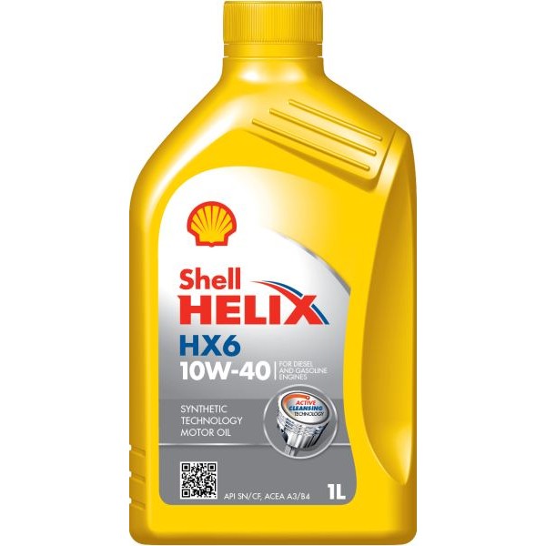 Слика на Моторно масло SHELL HELIX HX6 10W40 1L за  Alfa Romeo 33 (905A) Sportwagon 1.7 i.e. 4x4 - 105 kоњи бензин