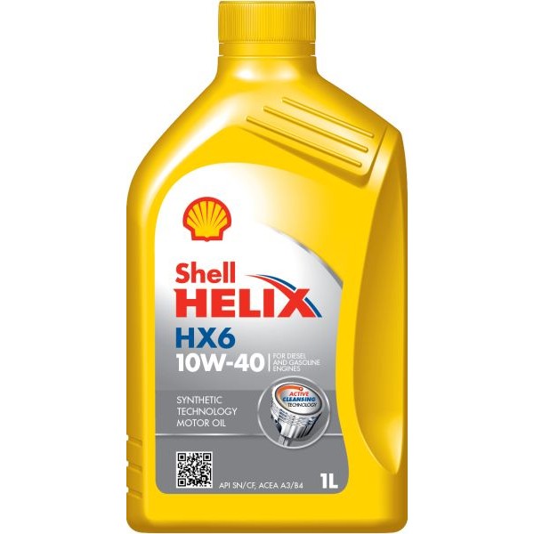 Слика на Моторно масло SHELL HELIX HX6 10W40 1L за  камион Iveco Daily 1 Box 40-10 4x4 (15214104, 15214111, 15214117, 15215111) - 103 kоњи дизел