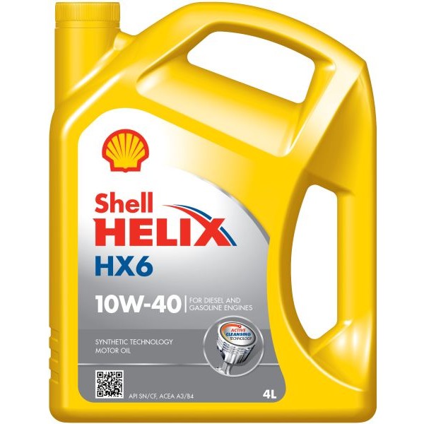Слика на Моторно масло SHELL HELIX HX6 10W40 4L за  мотор Aprilia RS 125 Extrema (SF) - 29 kоњи горична смес