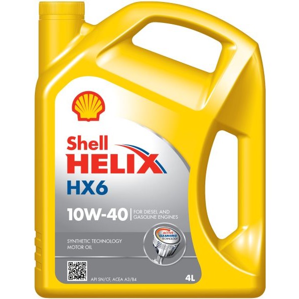 Слика на Моторно масло SHELL HELIX HX6 10W40 4L за  камион Iveco Daily 1 Box 45-10 V (10334204, 10334211, 10334212, 10334217, 10334404) - 92 kоњи дизел