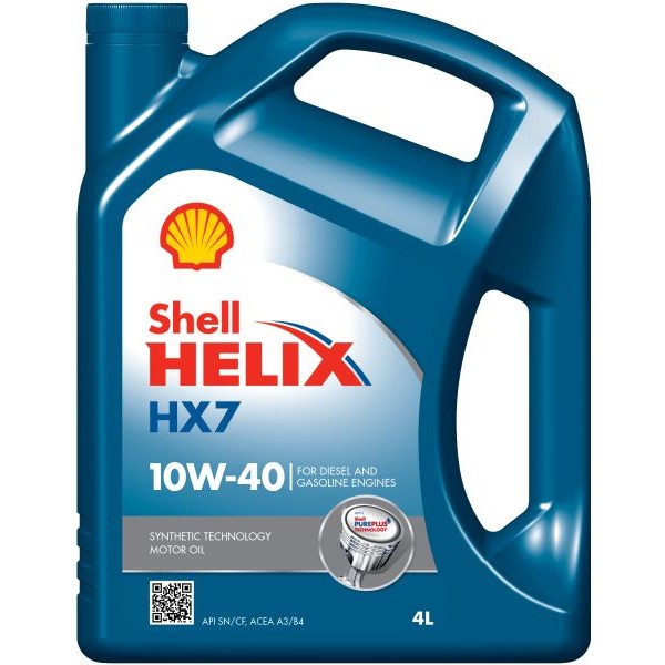 Слика на Моторно масло SHELL HELIX HX7 10W40 4L за  камион MAN TGA 33.430, 33.440 FDLRS, FDLS, FDRS, FDS - 430 kоњи дизел