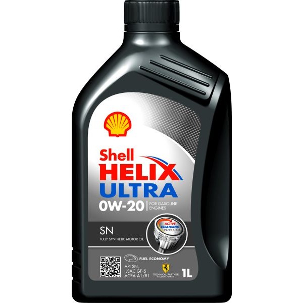 Слика на Моторно масло SHELL HELIX ULTRA SN 0W20 1L за  Ford Focus 3 Hatchback 1.6 LPG - 117 kоњи Бензин/Автогаз (LPG)