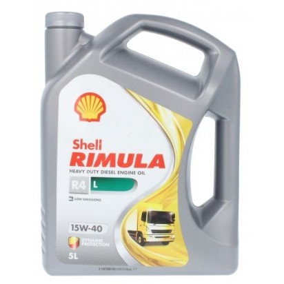 Слика на Моторно масло SHELL RIMULA R4 L 15W40 5L за  мотор Aprilia RS4 RS4 50 - 3 kоњи горична смес