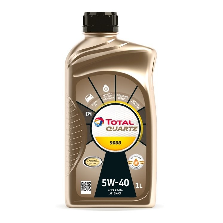 Слика на Моторно масло TOTAL QUARTZ 9000 EN. 5W40 1L за  мотор Kymco Newsento NewSento 50i (V7) - 4 kоњи бензин