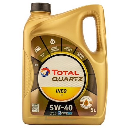 Слика на Моторно масло TOTAL QUARTZ INEO C3 5W40 5L за  Honda CR-V 5 (RW, RT) 1.5 VTEC AWD (RW2) - 173 kоњи бензин