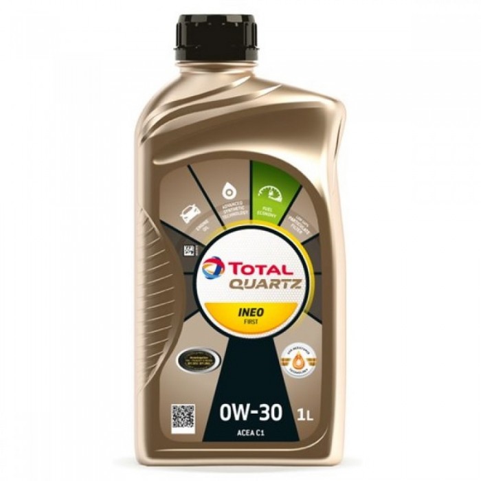 Слика на Моторно масло TOTAL QUARTZ INEO FIRST 0W30 1L за  Daihatsu Charade 4 G200,G202 1.3 - 60 kоњи бензин