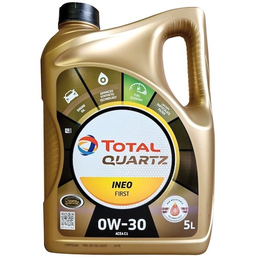 Слика на Моторно масло TOTAL QUARTZ INEO FIRST 0W30 5L за  Daihatsu Charade 2 BOX G11 1.0 Duet - 52 kоњи бензин