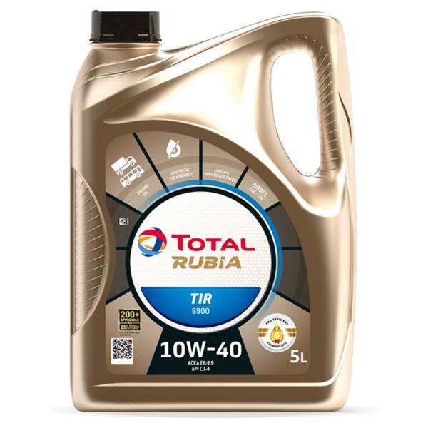 Слика на Моторно масло TOTAL RUBIA 8900 10W40 5L за  мотор Kymco Newsento NewSento 50i (V7) - 4 kоњи бензин