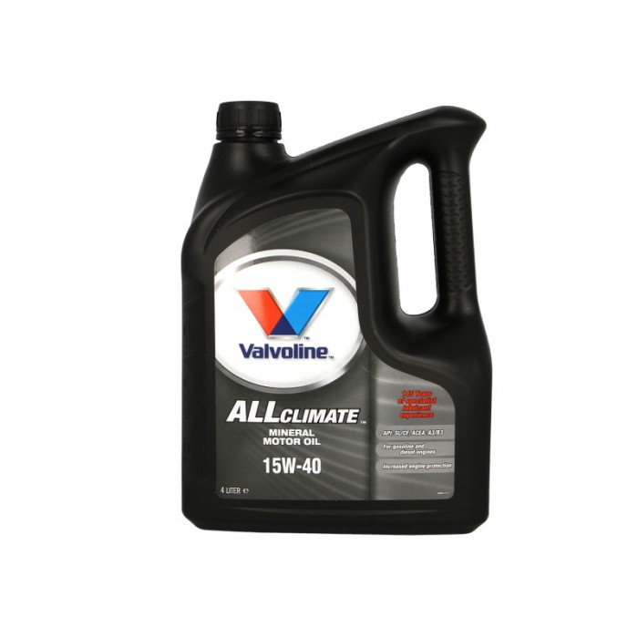 Слика на Моторно масло VALVOLINE ALL CLIMATE 15W40 4L за  Audi 90 Sedan (89, 89Q, 8A, B3) 2.3 E 20V quattro - 167 kоњи бензин