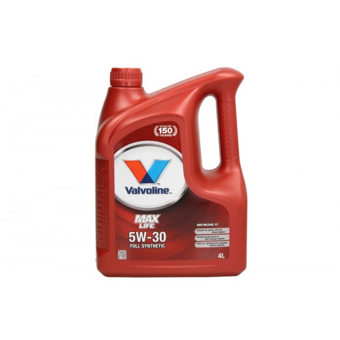 Слика на Моторно масло VALVOLINE MAXLIFE 5W30 C3 4L за  BMW 1 E81, E87 130 i - 265 kоњи бензин