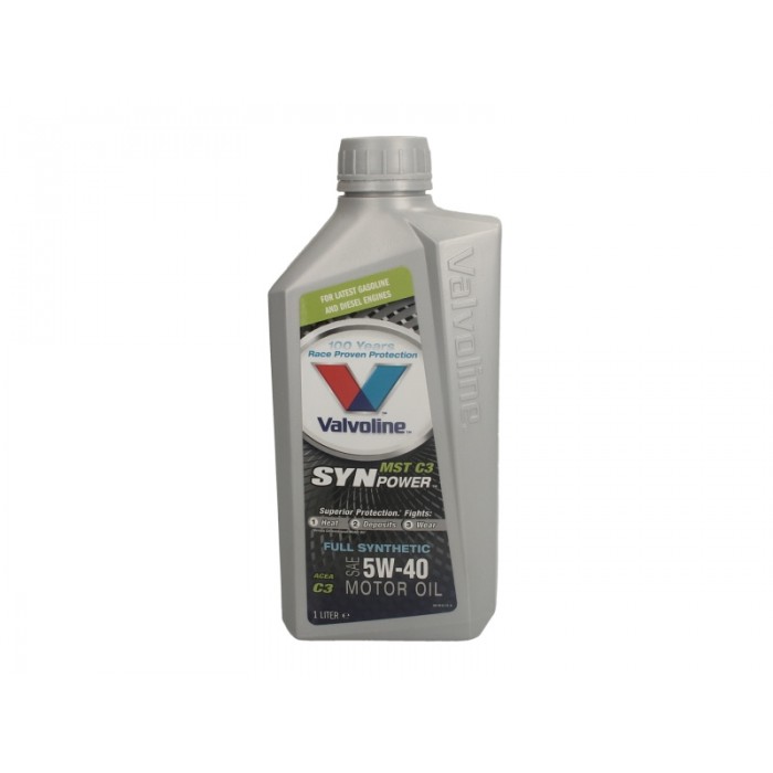 Слика на Моторно масло VALVOLINE SYNPOWER MST C3 5W40 1L за  BMW 1 F21 116 d - 116 kоњи дизел