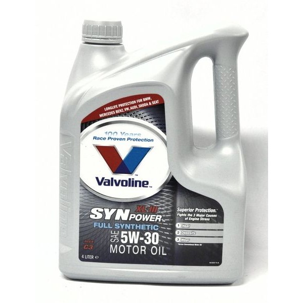 Слика на Моторно масло VALVOLINE SYNPOWER XL-III 4L за  камион MAN TGA 26.310 FPLS, FVLS, FNLS, FNLLS, FPLRS, FNLRS, FVLRS - 310 kоњи дизел