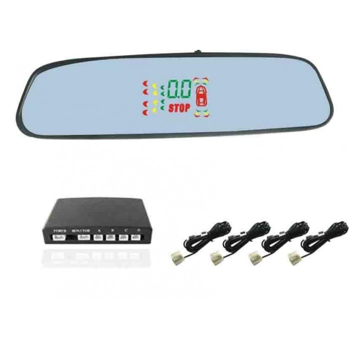 Слика на Парктроник со огледало за задно гледање - 4 сензора AP PS4MIRR за  камион Mercedes Actros MP2, MP3 2055 S - 551 kоњи дизел