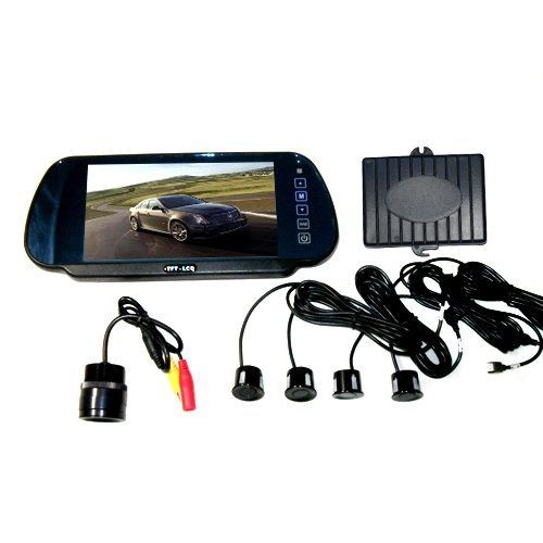 Слика на Парктроник со цветен дисплеј 7inch в огледало с USB, Bluethooth и камера AP PS4LCD7BT за  BMW 3 Coupe E92 325 i xDrive - 211 kоњи бензин