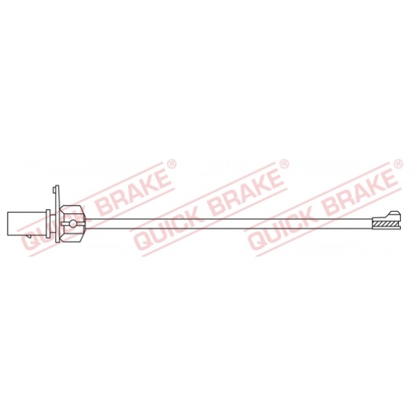 Слика на предупредителен контактен сензор, износване на накладките QUICK BRAKE WS0416A за  Audi A5 Sportback (F5A) 1.4 TFSI - 150 kоњи бензин