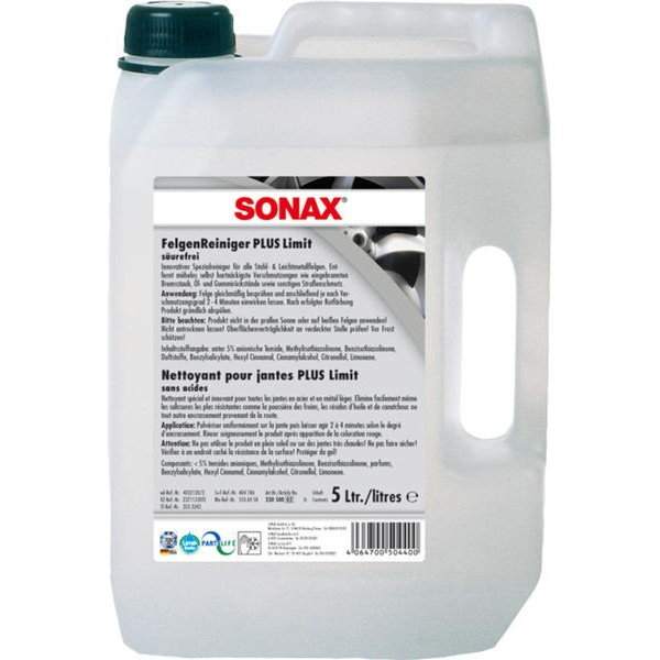 Слика на Препарат за чистење на джанти Xtreme 5 L SONAX AC SX230500 за  BMW 1 F21 116 d - 116 kоњи дизел