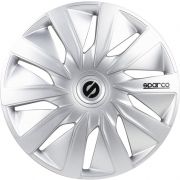 Слика на Раткапни LAZIO 15 сребрени - комплект 4 бр. SPARCO SPC1590SV