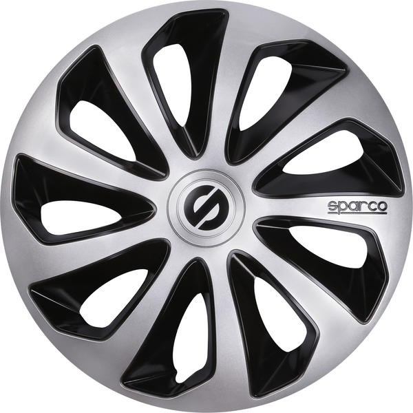 Слика на Раткапни SICILIA 15 сребрени/црни SPARCO SPC1573SVBK за   CHRYSLER SARATOGA 2.5 - 98 kоњи бензин