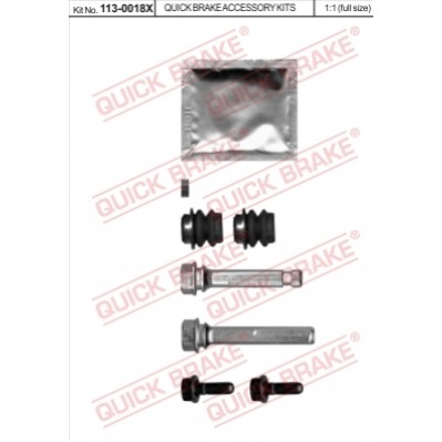 Слика на ремонтен комплект, спирачен апарат QUICK BRAKE QB113-0018X за  Lexus IS Saloon (XE2,SE2) 250 (GSE20) - 208 kоњи бензин