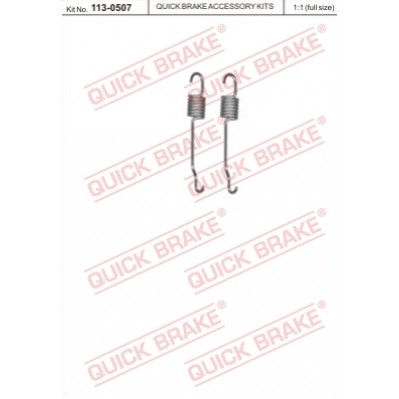 Слика на ремонтен комплект, спирачен апарат QUICK BRAKE QB113-0507 за  Ford Mondeo 3 Estate (BWY) 2.0 16V TDDi / TDCi - 115 kоњи дизел