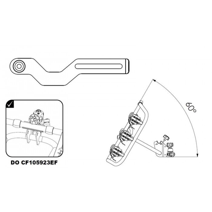 Слика на Сгъваем удължителен комплект AP DO CFKR47-0151-004-01 за  Alfa Romeo MITO (955) 1.4 TB - 140 kоњи бензин