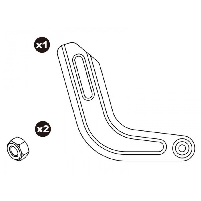 Слика на Сгъваем удължителен комплект AP DO CFKR94-9174-000-01 за  Audi 80 Avant (8C, B4) 2.0 E 16V - 140 kоњи бензин