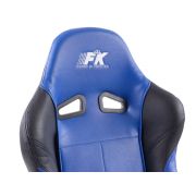 Слика  на Спортски седишта комплет 2 бр. Comfort еко кожа плави/црни FK Automotive FKRSE893/894