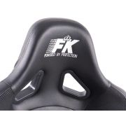 Слика  на Спортски седишта комплет 2 бр. Control еко кожа црни FK Automotive FKRSE411-1/411-2