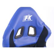 Слика  на Спортски седишта комплет 2 бр. Race 1 with gloss UV Fiberglass Cover FK Automotive FKRSE703/703